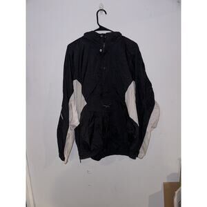 Vtg Reebok Mens‎ Pullover Windbreaker Jacket 1/2 Half Zip Big Logo 90s Sz L